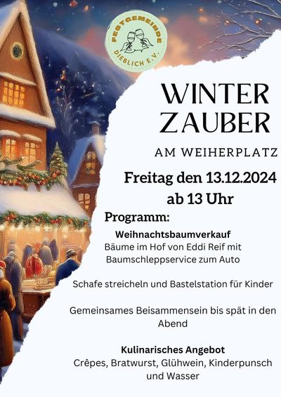 Plakat: Winterzauber